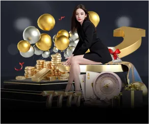 Biểu tượng Jackpot lũy tiến khổng lồ với đồng tiền vàng và ánh sáng chói lọi